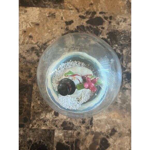 Snowman and Penguin Christmas Snow Globe - Picture 9 of 9